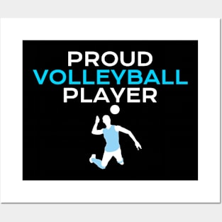 proud volleyball player Posters and Art